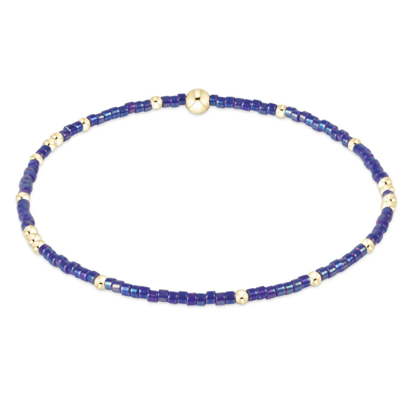 Hope Unwritten Bracelet Blue Metallic - Becket Hitch