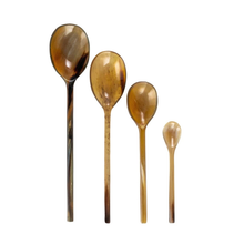 Load image into Gallery viewer, Horn Measuring Spoons - Becket Hitch

