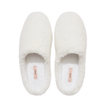 Load image into Gallery viewer, Ivory Sherpa Slippers-Becket Hitch
