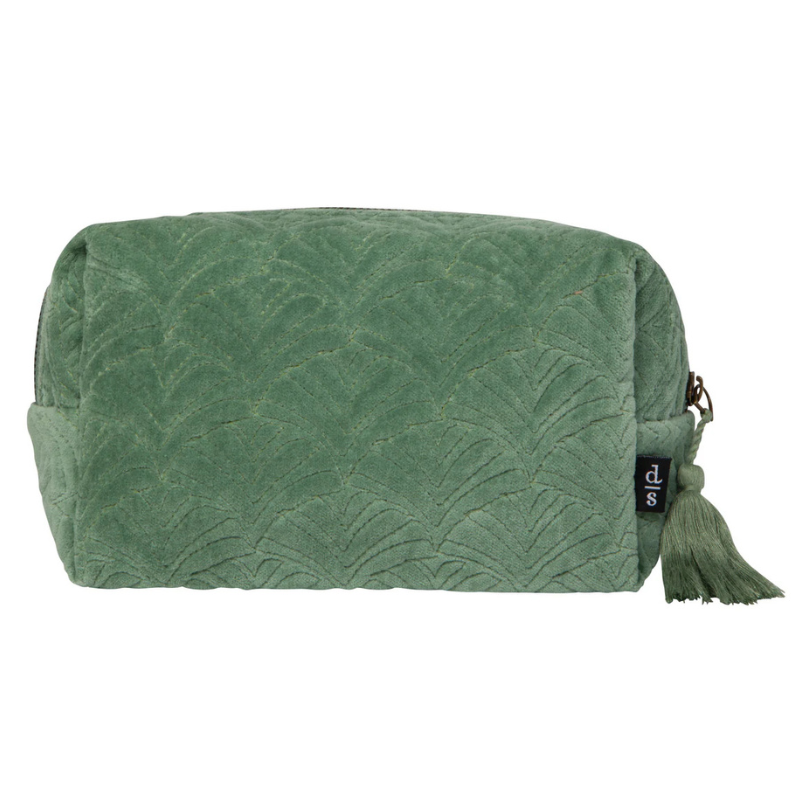 Jade Quilted Cosmetic Bag - Becket Hitch
