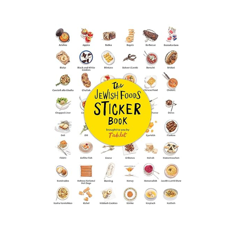 Jewish Foods Sticker Book-Becket Hitch