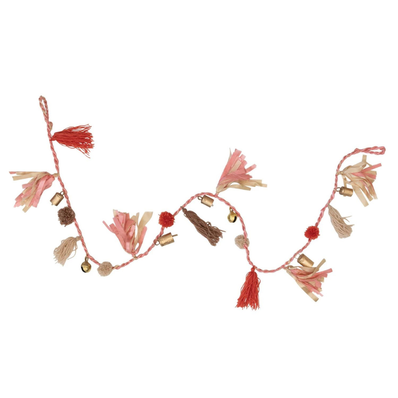 Jolly Bell & Tassel Garland-Becket Hitch