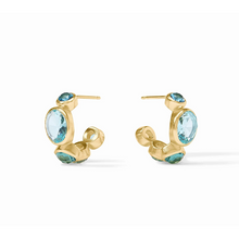 Load image into Gallery viewer, Kaleidoscope Hoop Bahamian Blue Small-Becket Hitch
