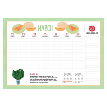 Load image into Gallery viewer, Kitchen Companion Page-A-Week Calendar 2026-Becket Hitch
