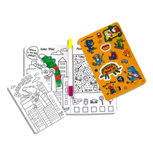 Load image into Gallery viewer, Kitty in the City Let's Go! Activity &amp; Coloring Kit - Becket Hitch

