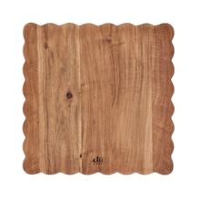 Load image into Gallery viewer, Large Square Scalloped Cutting Board - Becket Hitch
