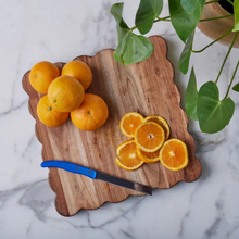 Load image into Gallery viewer, Large Square Scalloped Cutting Board - Becket Hitch
