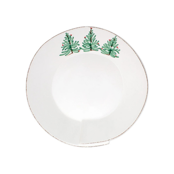 Lastra Holiday Medium Shallow Serving Bowl-Becket Hitch