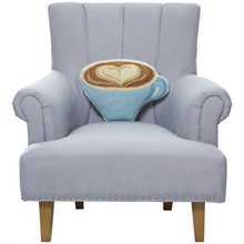 Load image into Gallery viewer, Latte Hook Pillow - Becket Hitch
