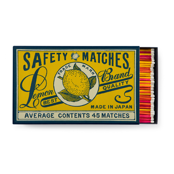 Lemon Giant Matches - Becket Hitch