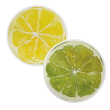Load image into Gallery viewer, Lemon and Lime Beaded Coaster Set - Becket Hitch

