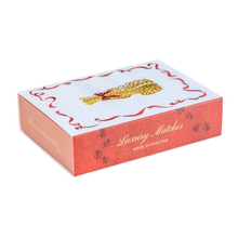 Load image into Gallery viewer, Leopard with a Bow Matchbox - Becket Hitch

