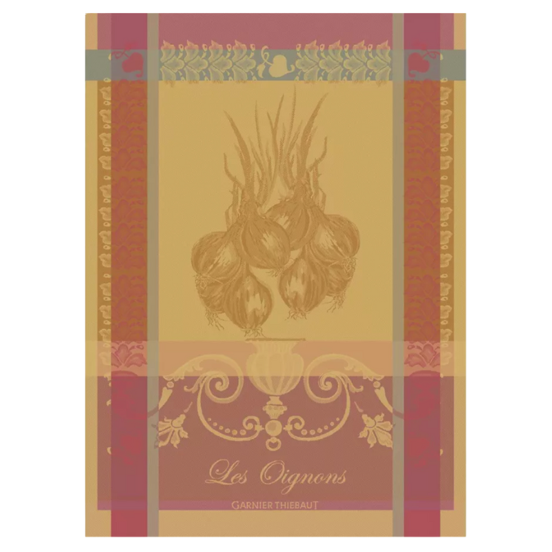 Les Oignons Ambre Kitchen Towel-Becket Hitch