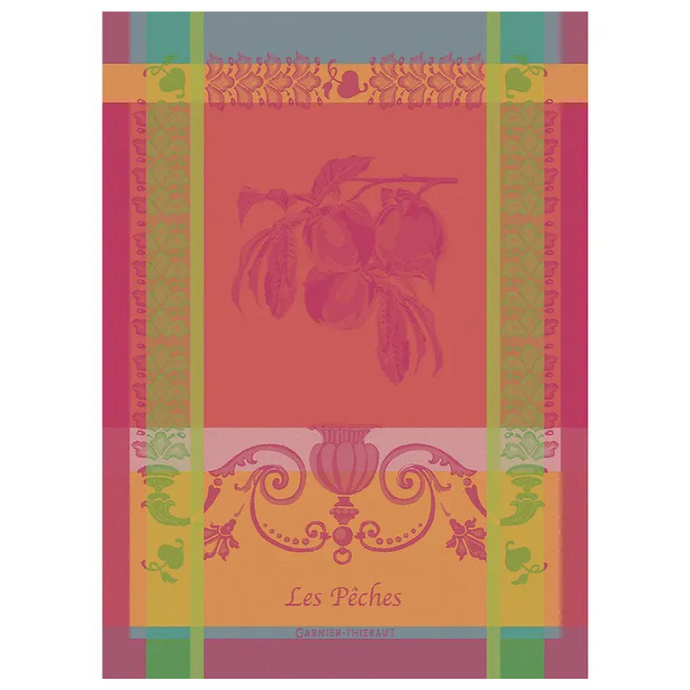 Les Peches Rose Kitchen Towel-Becket Hitch