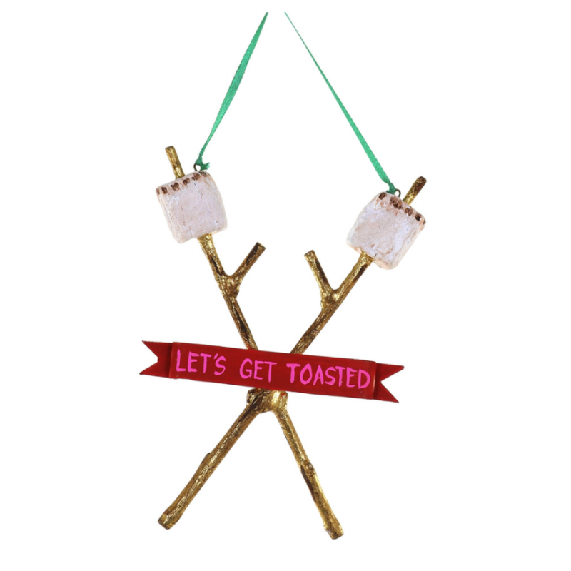 Let's Get Toasted Ornament-Becket Hitch