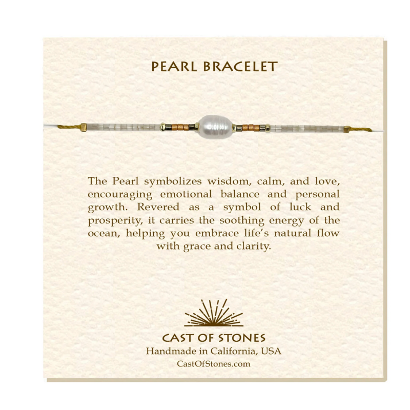 Light Neutral Pearl Bracelet - Becket Hitch