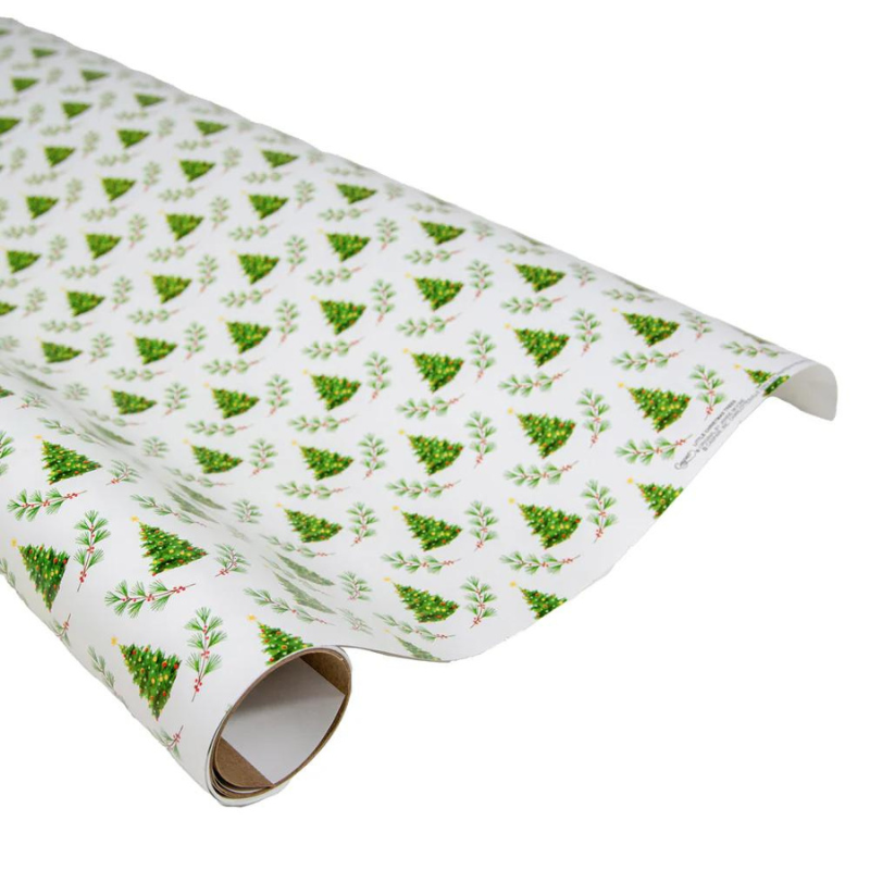 Little Christmas Trees Wrapping Paper-Becket Hitch