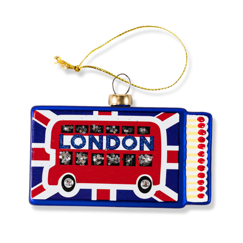 London Matchbook Ornament-Becket Hitch