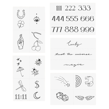 Load image into Gallery viewer, Lucky Girl Temporary Tattoos - Becket Hitch
