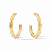 Load image into Gallery viewer, Luna Stone Hoops-Becket Hitch
