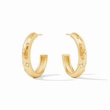 Load image into Gallery viewer, Luna Stone Hoops-Becket Hitch
