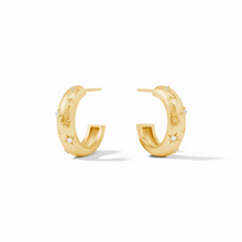 Load image into Gallery viewer, Luna Stone Hoops-Becket Hitch
