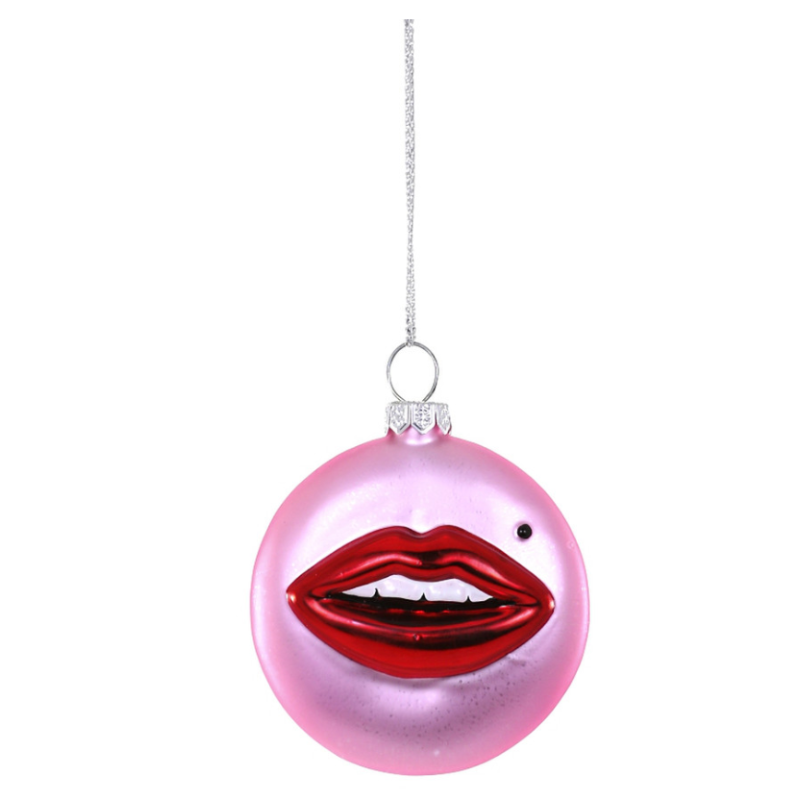 Lux Lips Ornament-Becket Hitch