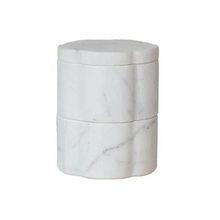 Load image into Gallery viewer, Marble Scalloped Stackable Pinch Pot Sets-Becket Hitch
