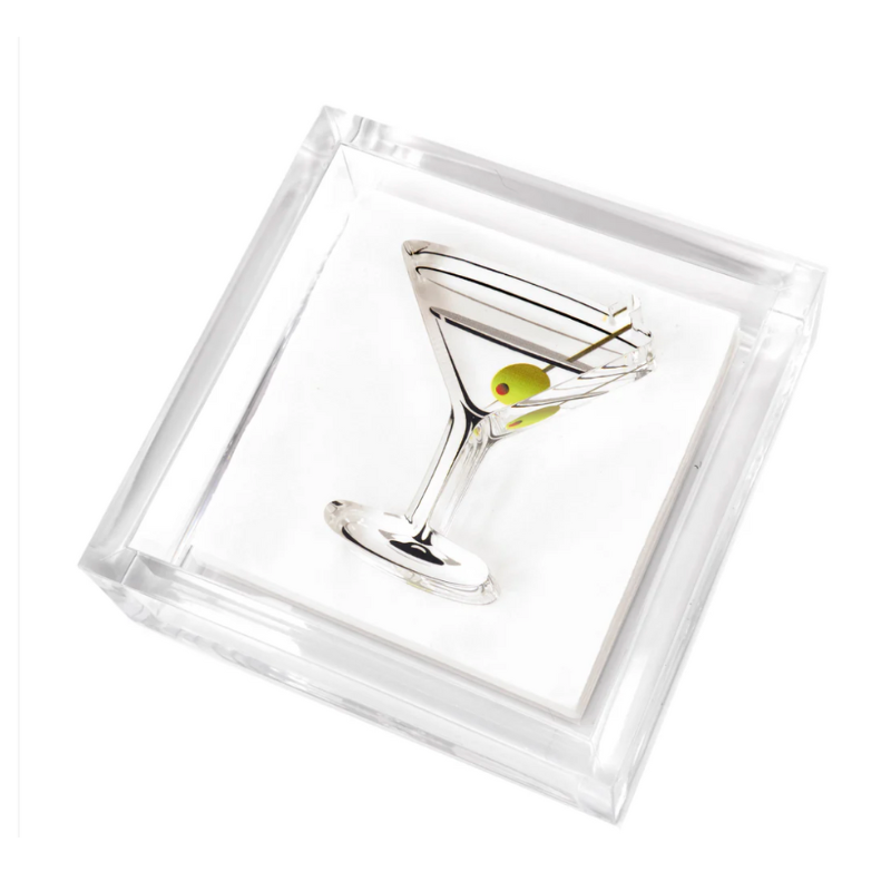 Martini Cocktail Napkin Holder-Becket Hitch