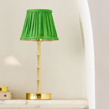Load image into Gallery viewer, Matte Gold Bamboo Lamp Base 12" - Becket Hitch
