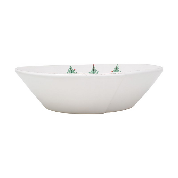 Melamine Lastra Holiday Large Shallow Serving Bowl - Becket Hitch