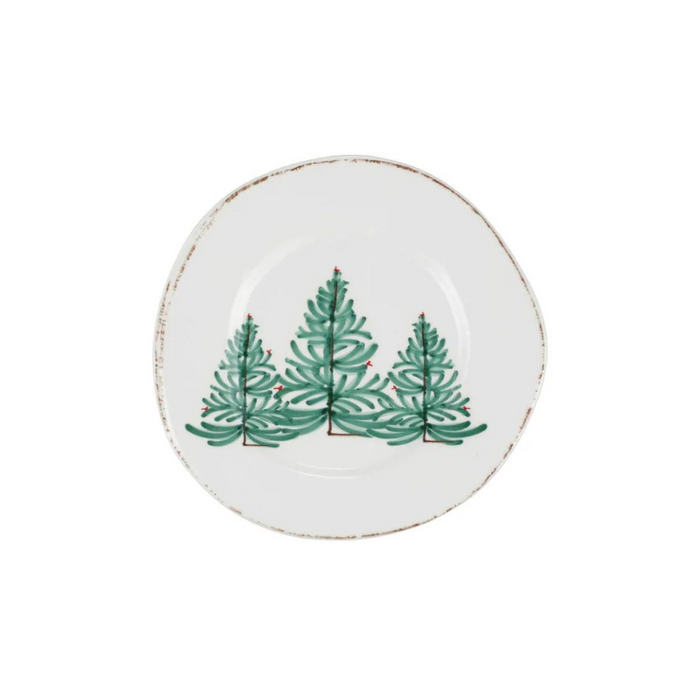 Melamine Lastra Holiday Salad Plate-Becket Hitch