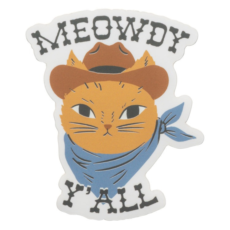 Meowdy Y'all Sticker - Becket Hitch