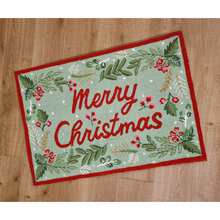 Load image into Gallery viewer, Merry Christmas Hook Rug - Becket Hitch

