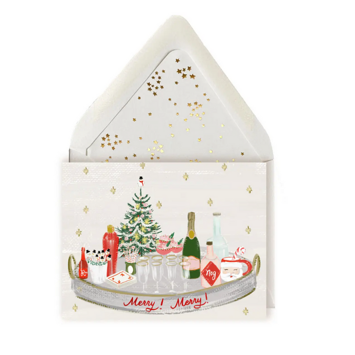 Merry Merry Holiday Tray Card-Becket Hitch