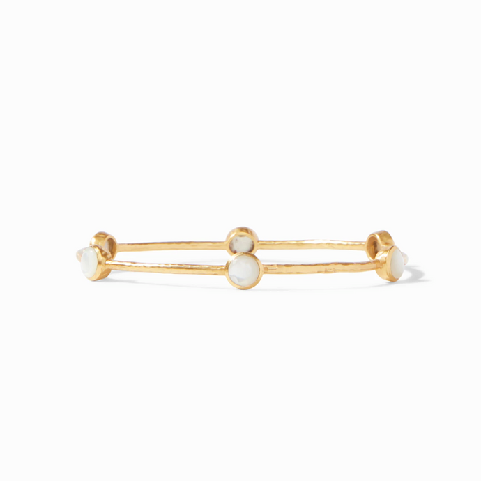 Milano Bangle in Mother of Pearl-becket Hitch