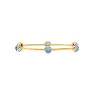 Milano Luxe Bangle Iridescent Chalcedony Blue - Becket Hitch