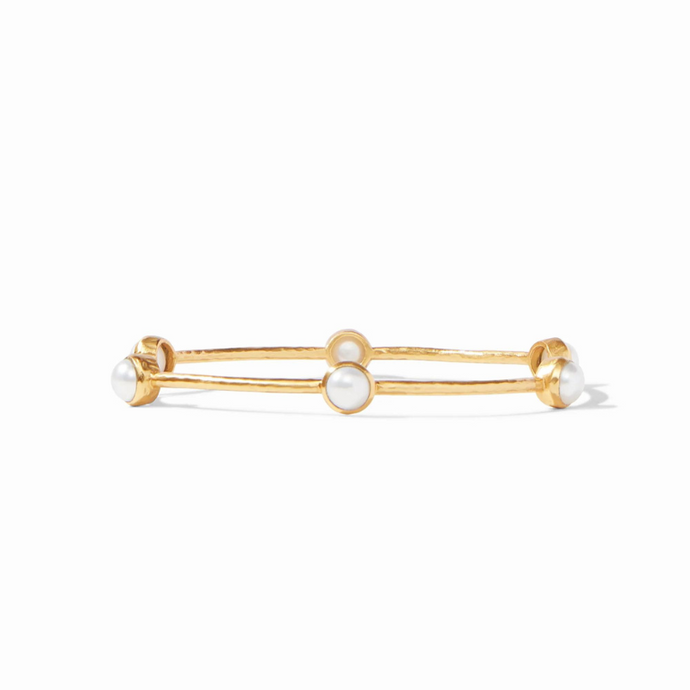 Milano Luxe Bangle in Pearl-Becket Hitch