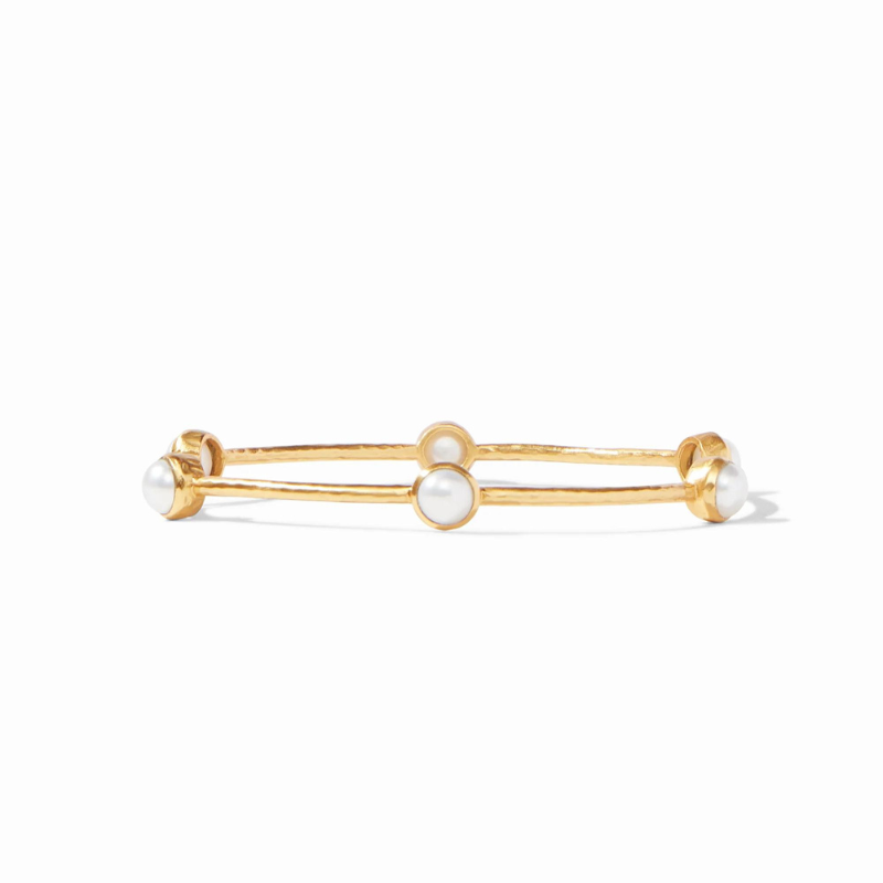 Milano Luxe Bangle in Pearl-Becket Hitch