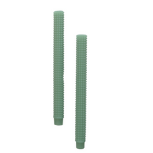 Load image into Gallery viewer, Mint Hobnail Taper Candles - becket hitch
