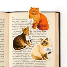 Load image into Gallery viewer, Moody Cats Magnetic Bookmark Set - Becket Hitch
