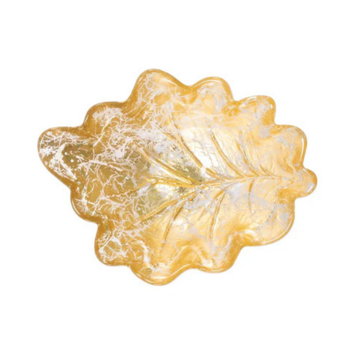 Moon Glass Leaf Small Bowl-Becket Hitch