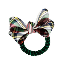 Load image into Gallery viewer, Napkin Ring Tuxedo Stewart Tartan-Becket Hitch
