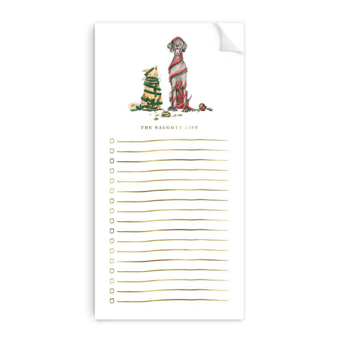 Naughty List Notepad - Becket Hitch