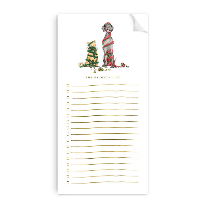 Naughty List Notepad - Becket Hitch