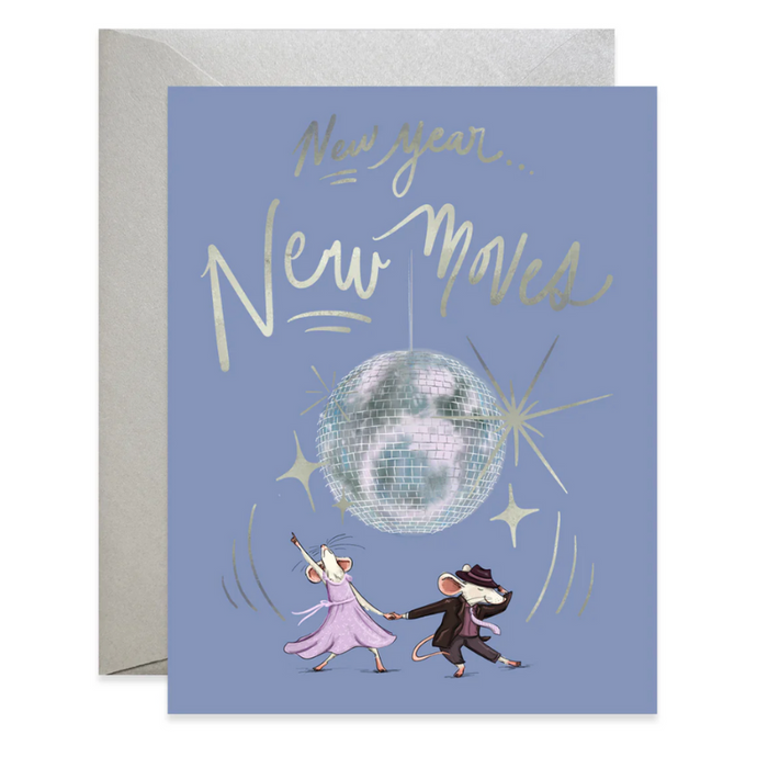 New Year New Moves Greting Card - Becket Hitch