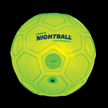 Load image into Gallery viewer, Nightball Green Soccer Ball - Becket Hitch
