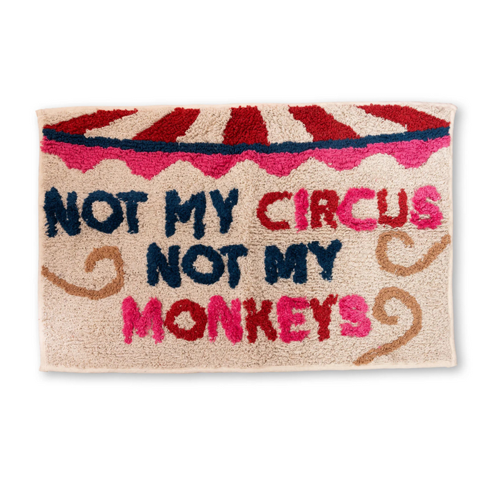 Not My Circus Bath Mat-Becket Hitch