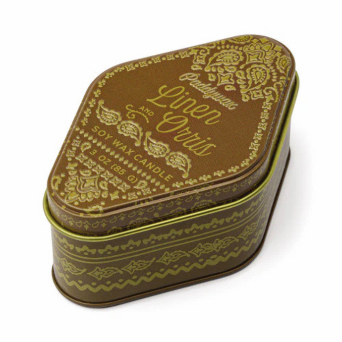 Ochre Bandana Patterned Candle Tin-Becket Hitch