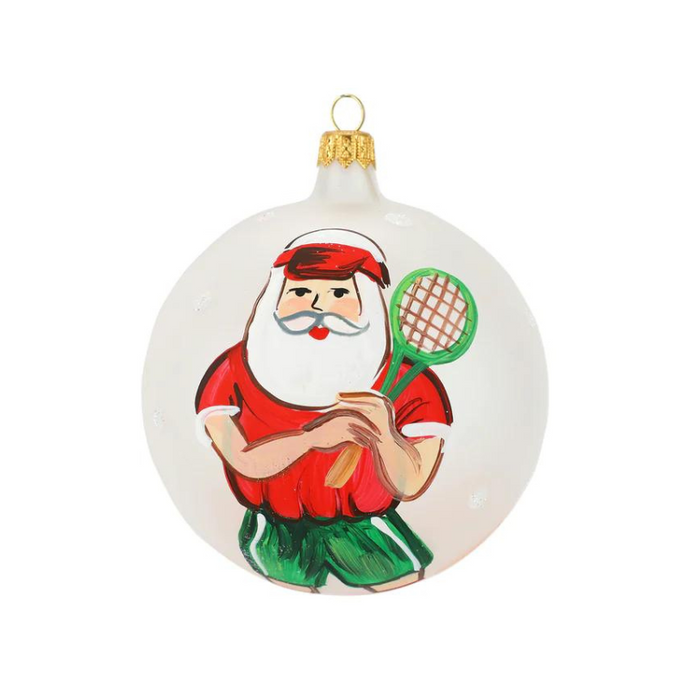 Old St. Nick Tennis Ornament-becket Hitch